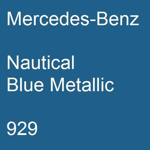 Mercedes-Benz, Nautical Blue Metallic, 929.